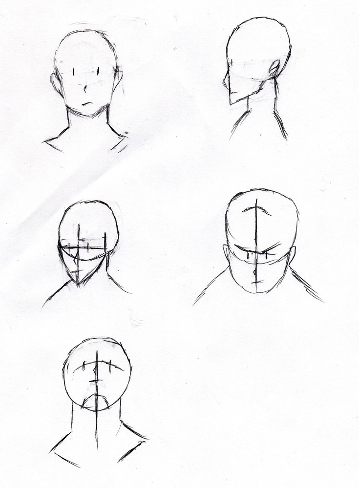顔の描き方　宿題